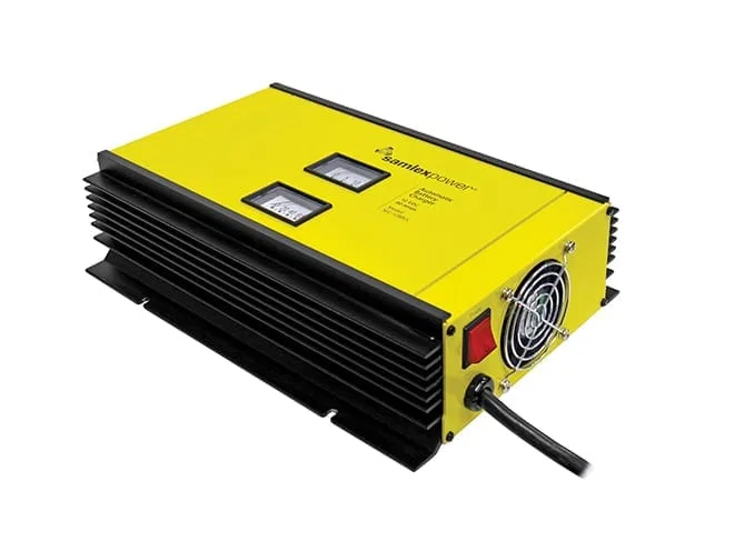 SEC-1280UL – SAMLEX AMER Battery Charger, For 12 Volt Batteries 2 Bank Charger 120 Volt/ 230 Volt AC User Selectable ...